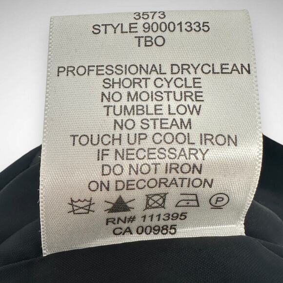 Tory Burch Women's 6 Abbigail Wool Pencil Skirt Solid Black Classic Minimalist - Picture 9 of 11